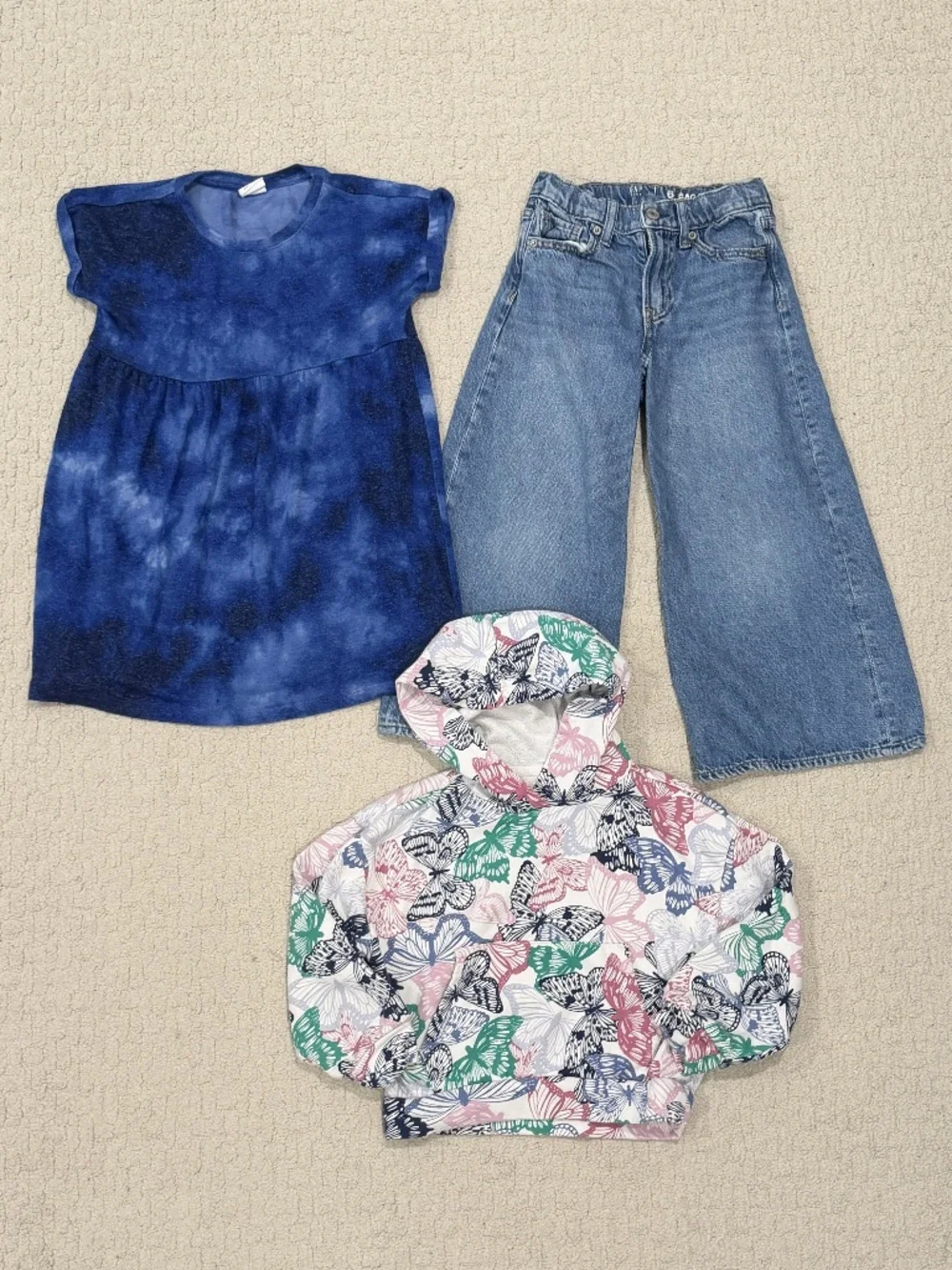 Gap Kids Dress, Hoodie, And Jeans Bundle Size 6